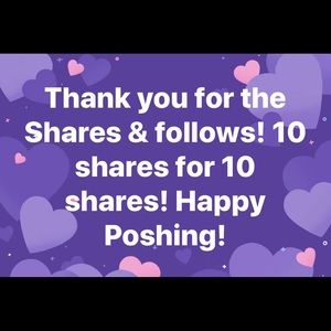 Thanks for all the Shares and Follows!